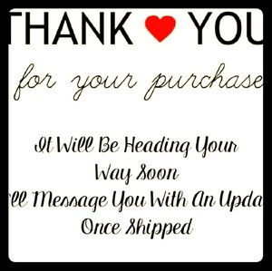 ❤Thanks for your purchase❤